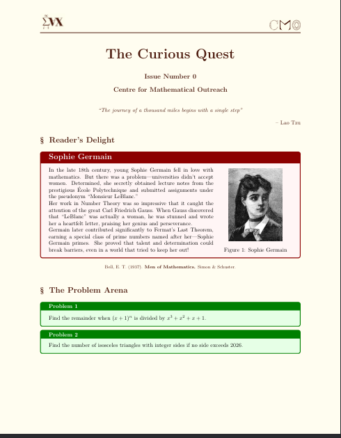 The Curious Quest 0