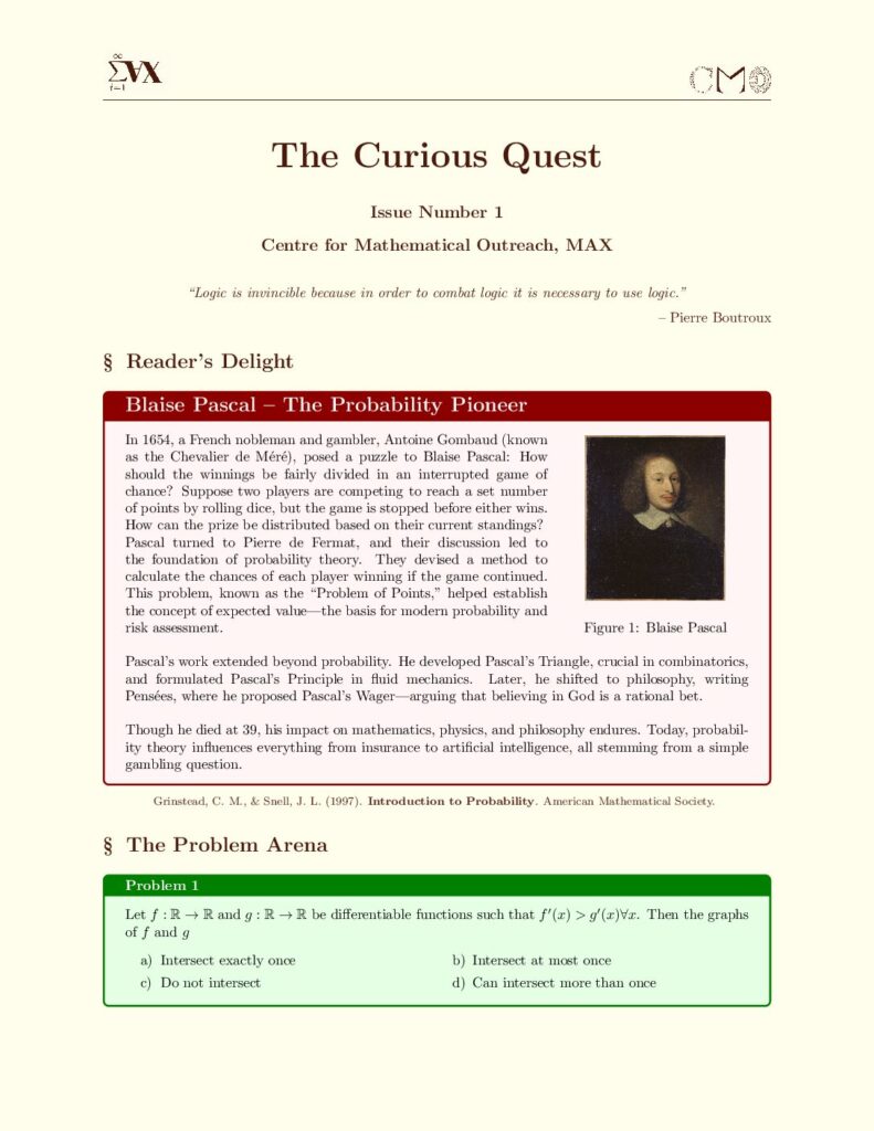 The Curious Quest 1